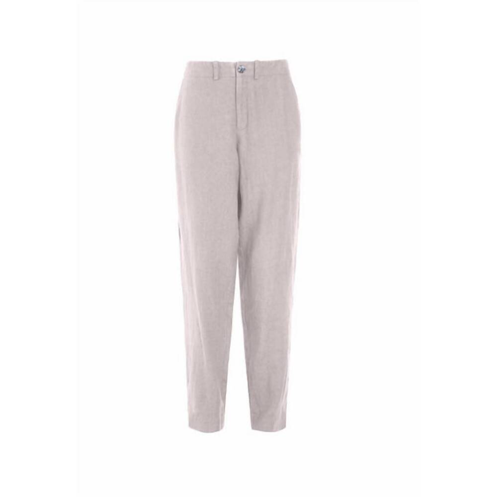 NEW BITTE KAI RAND women's lazy linen narrow pant in ash pink